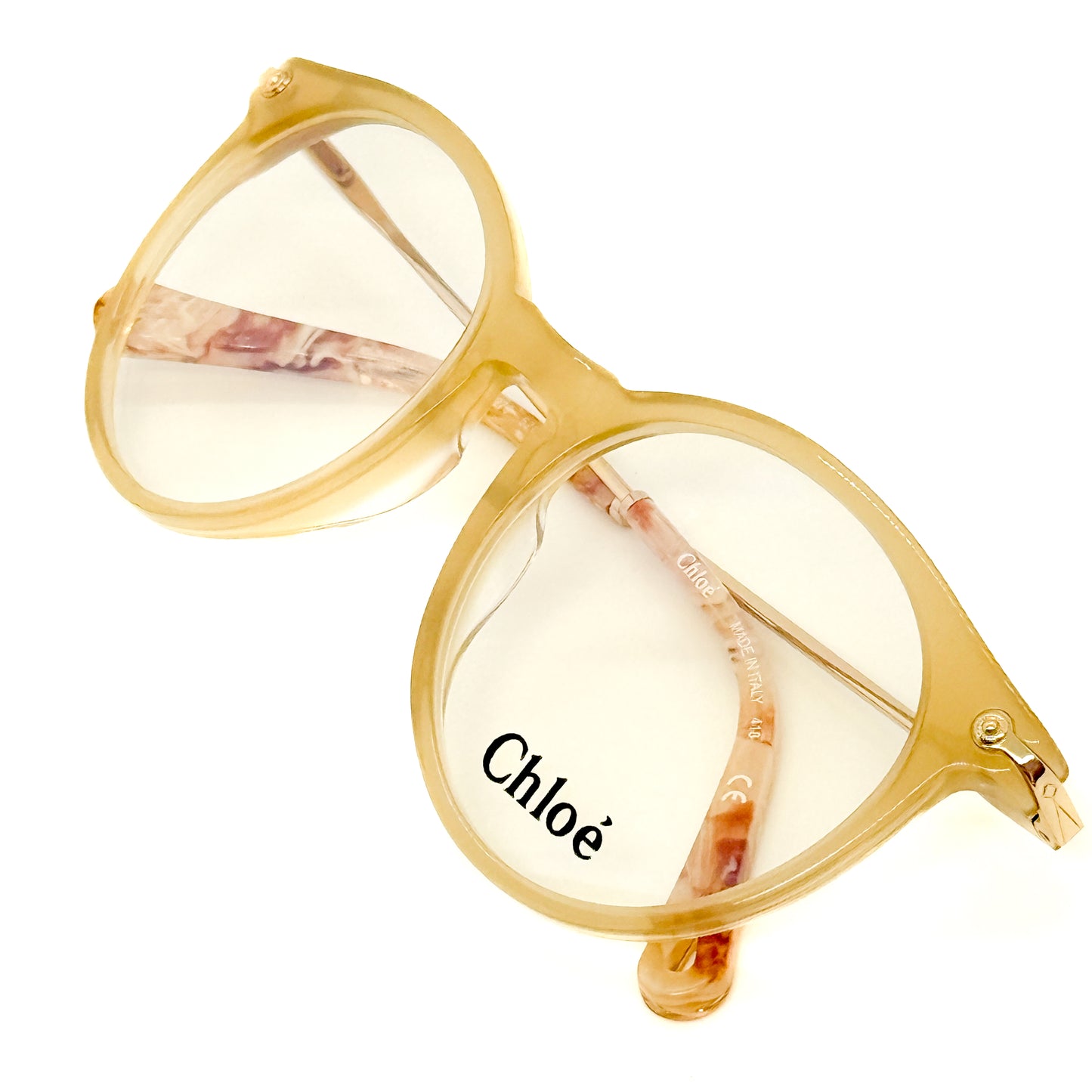 [Chloe]クロエ メガネ CE2735 サンド ゴールド 52mm デモレンズ