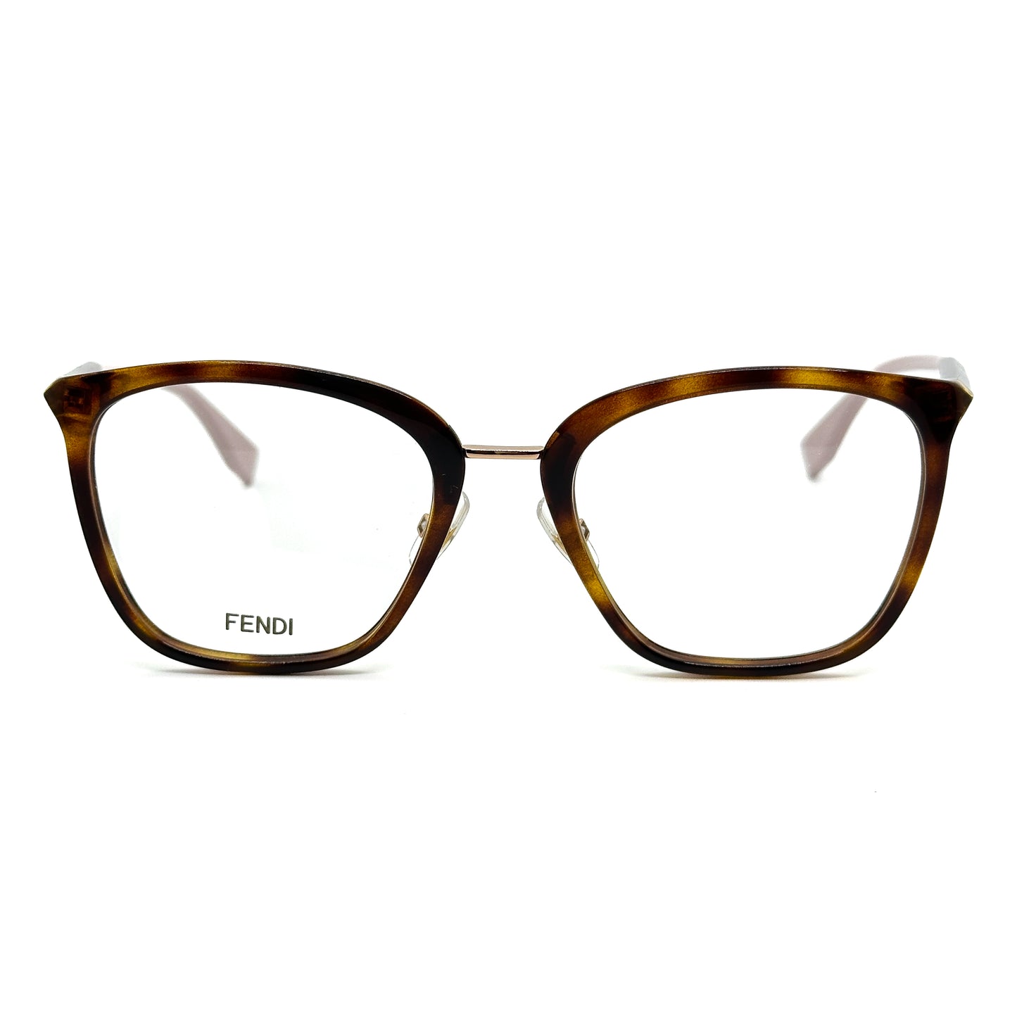 [FENDI]フェンディ メガネ FF0455G ハバナ パウダーピンク 53mm デモレンズ