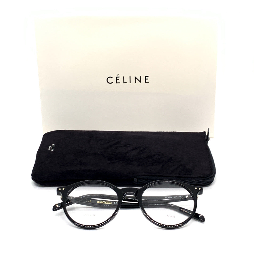 CELINE]セリーヌ メガネ CL41408 デモレンズ ブラック ゴールド 49mm