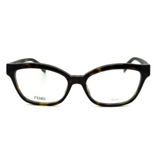 [FENDI]フェンディ メガネ FF0046 086 ハバナ ゴールド 52mm デモレンズ