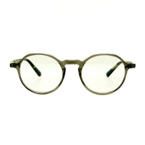 Moncler Oval Eyeglasses ML5120 001 Transparent Gray 47mm